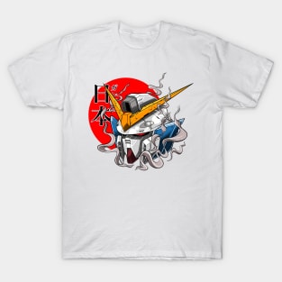 WING GUNDAM XXXG-01W JAPANESE STYLE STREET KANJI T-Shirt